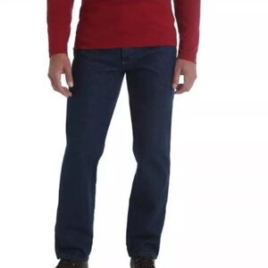 Rustler Classic Regular Fit Straight Leg Jeans Dark Blue New Mens Size 34x34